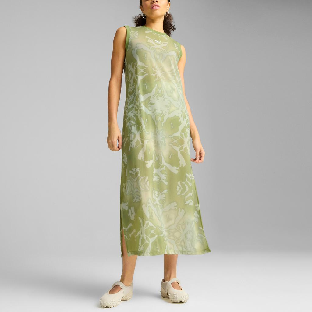 PUMA DARE TOAOP SS25 Sleeveless Dress Women's Pistachio Green 629832-37