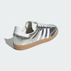 adidas Samba OG Silver Metallic Cracked Leather (Women's)