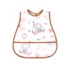 Waterproof Cartoon Baby Bib - Adjustable EVA Cotton Feeding Bib for Boys & Girls