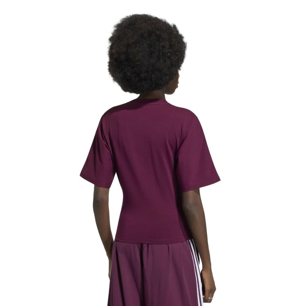 adidas W Slim Ss Tee Adilenium  Ky5092 Maroon