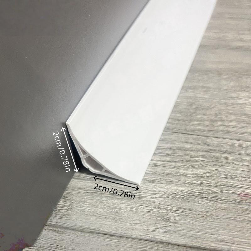 

1pc Self-adhesive Wall Corner Skirting Line Molding Ceiling Caulk Internal Strip Edge Trim Strip Home Decorative Supply 1M білий