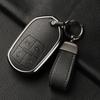Custodia Cover Guscio Portachiavi Auto in Metallo e Pelle Fob Per Maserati Ghibli Levante Grancabrio Quattroporte Gt Granturism