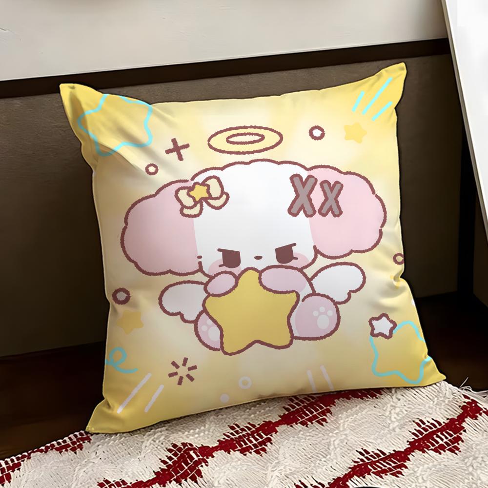 Cute NNono Cushion Cover Reversible Soft Durable Pillow Cover Home  Car MultiScene Use for Daily Comfort