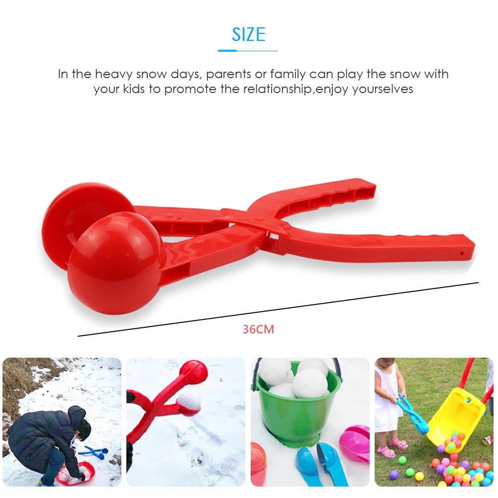 4-1pc Cute Duck Rice Mold DIY Snowball Maker Snowball Winter Snow Toys Mold with Handle Animal Rice Shaper for Kids and Adults