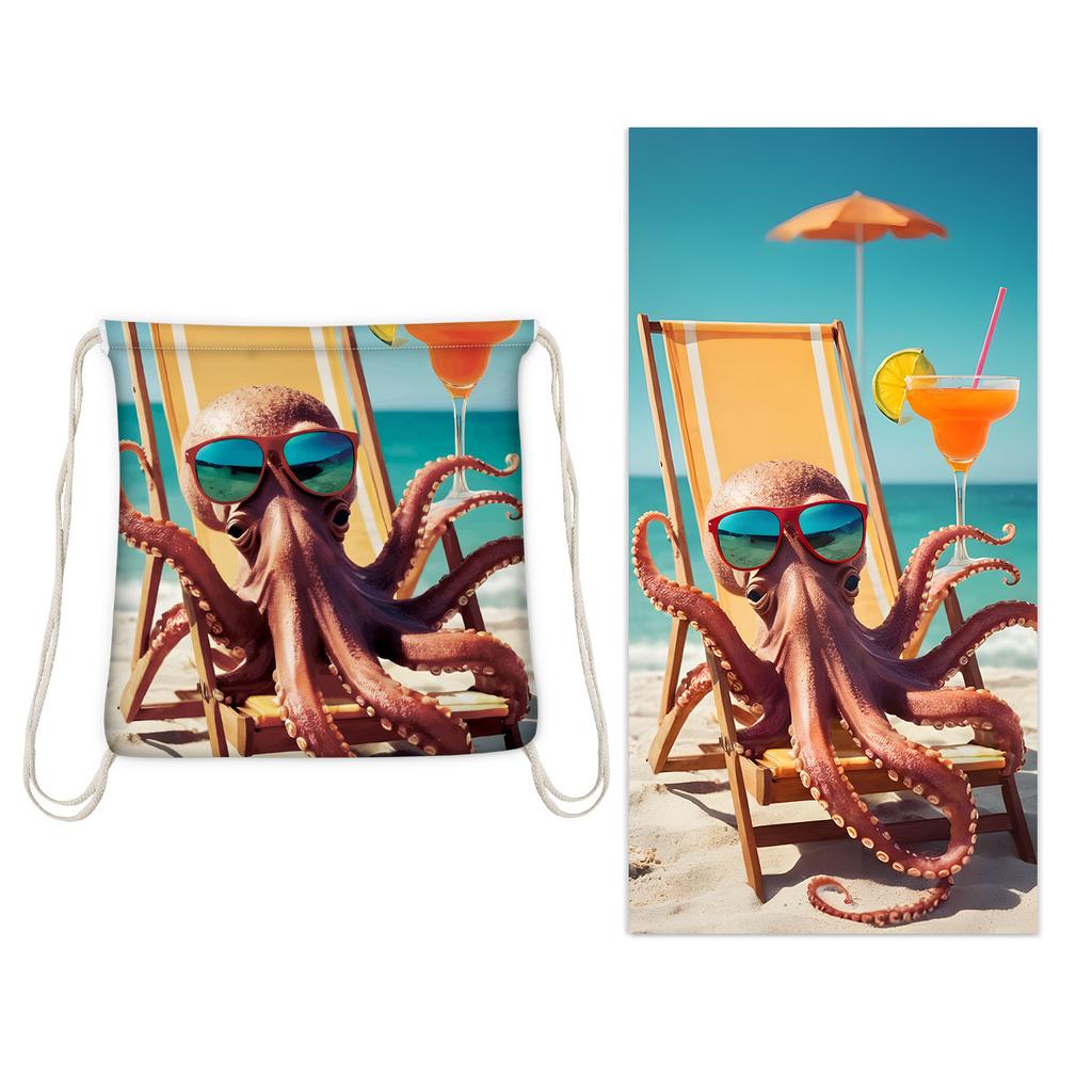 Hot Selling Beach Towel Printed Towel Portable With Storage Bag 80*60Cm Large Beach Towel Bath Towel Quick-Drying Towel