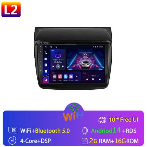 

Для Mitsubishi Pajero Sport 2 L200 Triton 2008 - 2016 автомагнитола 2 din android авто мультимедиа Carplay 2din DVD GPS навигация