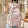 Butterfly Print Backpack Junior High School Student Schoolbag Women's Lightweight Backpack