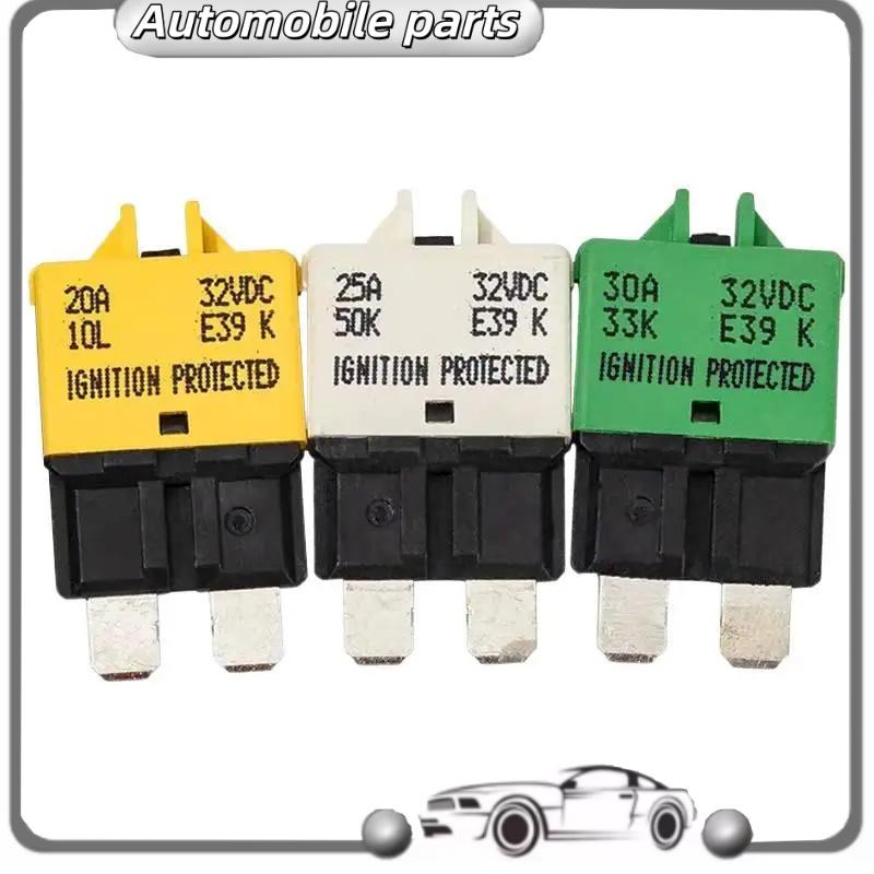 3A-30A vehicle fuse resettable fuse manual reset fuse ATO medium size fuse sheet 32Vdc