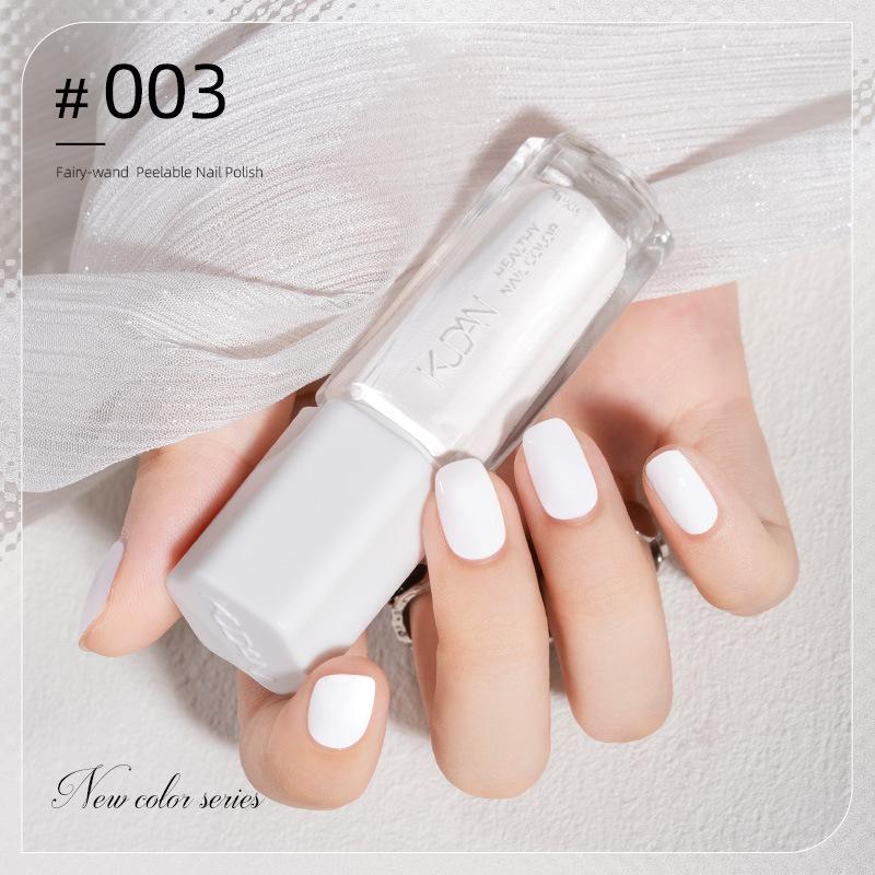 10ML Peel Off Water-Based Nail Polish – Quick Dry, No UV Lamp Needed, Breathable & Removable, Glossy Finish