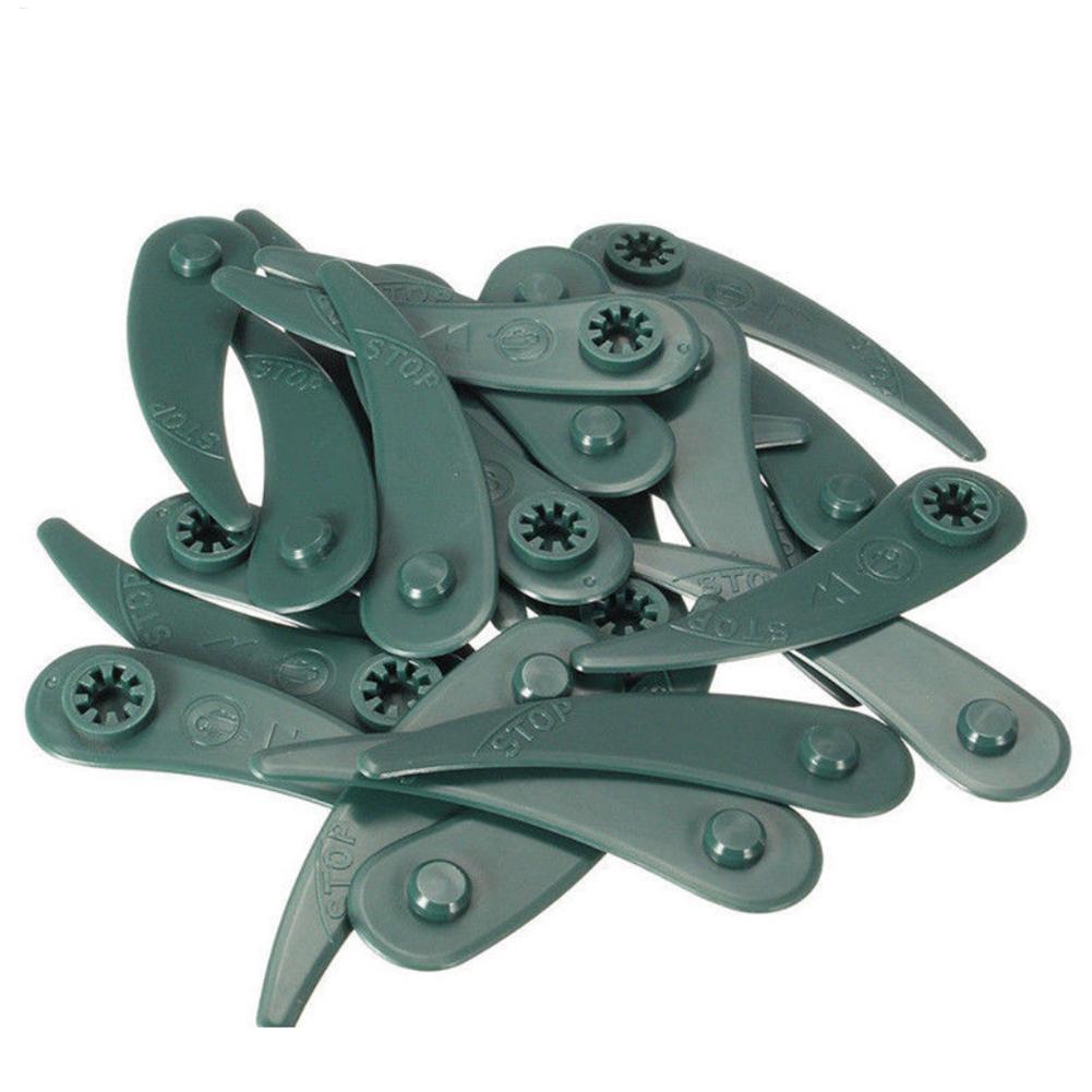 25Pièces Lames en Plastique de Rechange pour Coupe-bordures Pour Bosh Art 23-18Li Art 26-18Li Coupe-bordures Système de Coupe Lame Polymère Nouveau