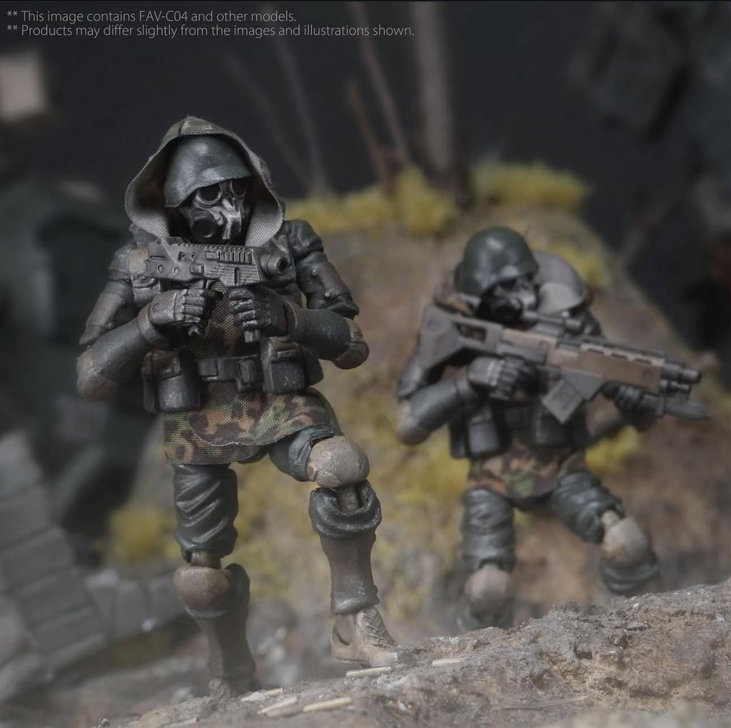 Acid Rain World FAV-C04 Marine Infantry, 1/18 Scale Pre-painted Articulated Military Figure (The Last Line of Defense) by TOYS ALLIANCE