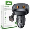Acefast Car Charger 66W 2X Usb / Usb Type C, Pps, Power Delivery, Quick Charge 4.0, Afc, Fcp, Scp Black (B9)