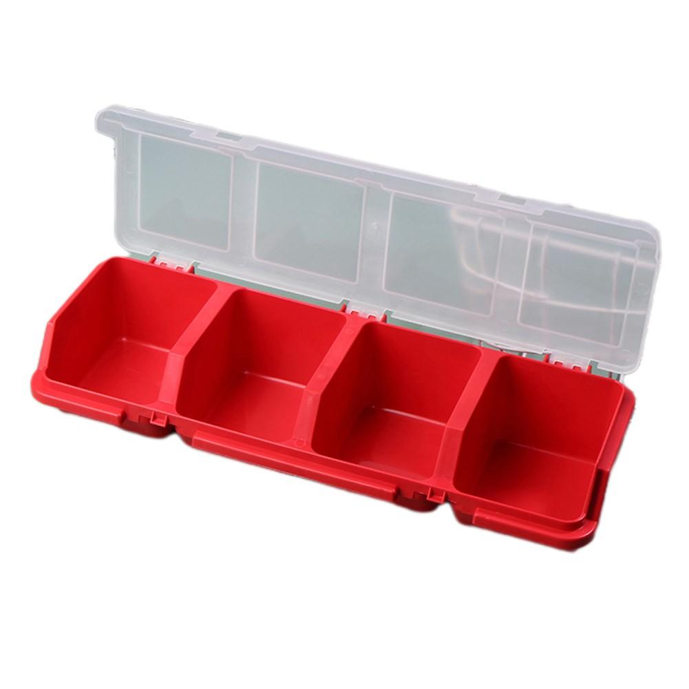 Tool Storage Box with Multi Compartment Design for Small Parts Organization
