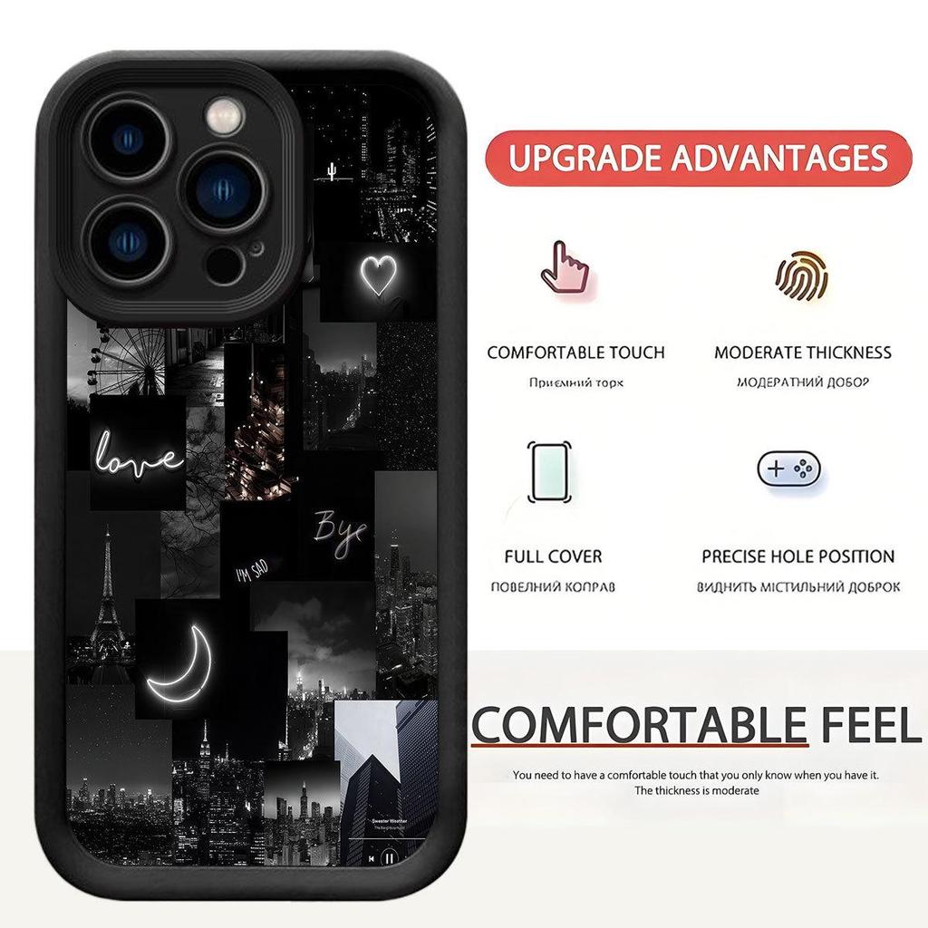 Night View Groove Phone Case for iPhone 14/15/16/17 Pro Max