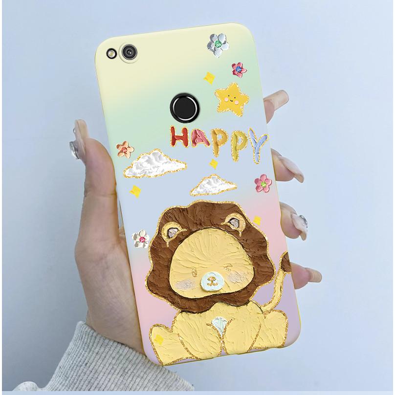 For Huawei P8 Lite 2017 GR3 2017 Case Honor 8 Lite Soft TPU Silicone Cover Cute Cartoon Panda Phone Case PRA-LX1 LX3 Coque Funda