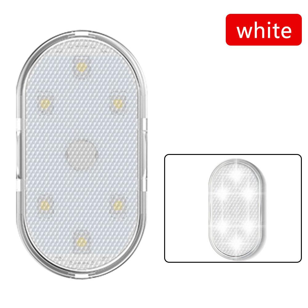 

1/2 шт. Автомобильный сенсорный датчик USB светодиодный светильник для салона DIY светодиодная лампа потолочный светильник для чтения автомобильные украшения крыша внутреннее освещение 1PCS белый