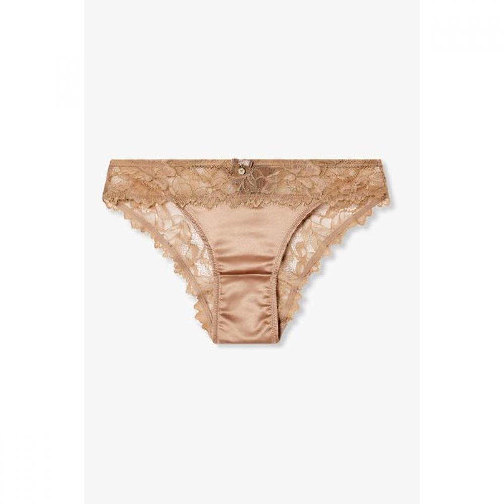 Emporio Armani Женские Сатиновые Трусы Металлический Цветок 0825111532 S(90)