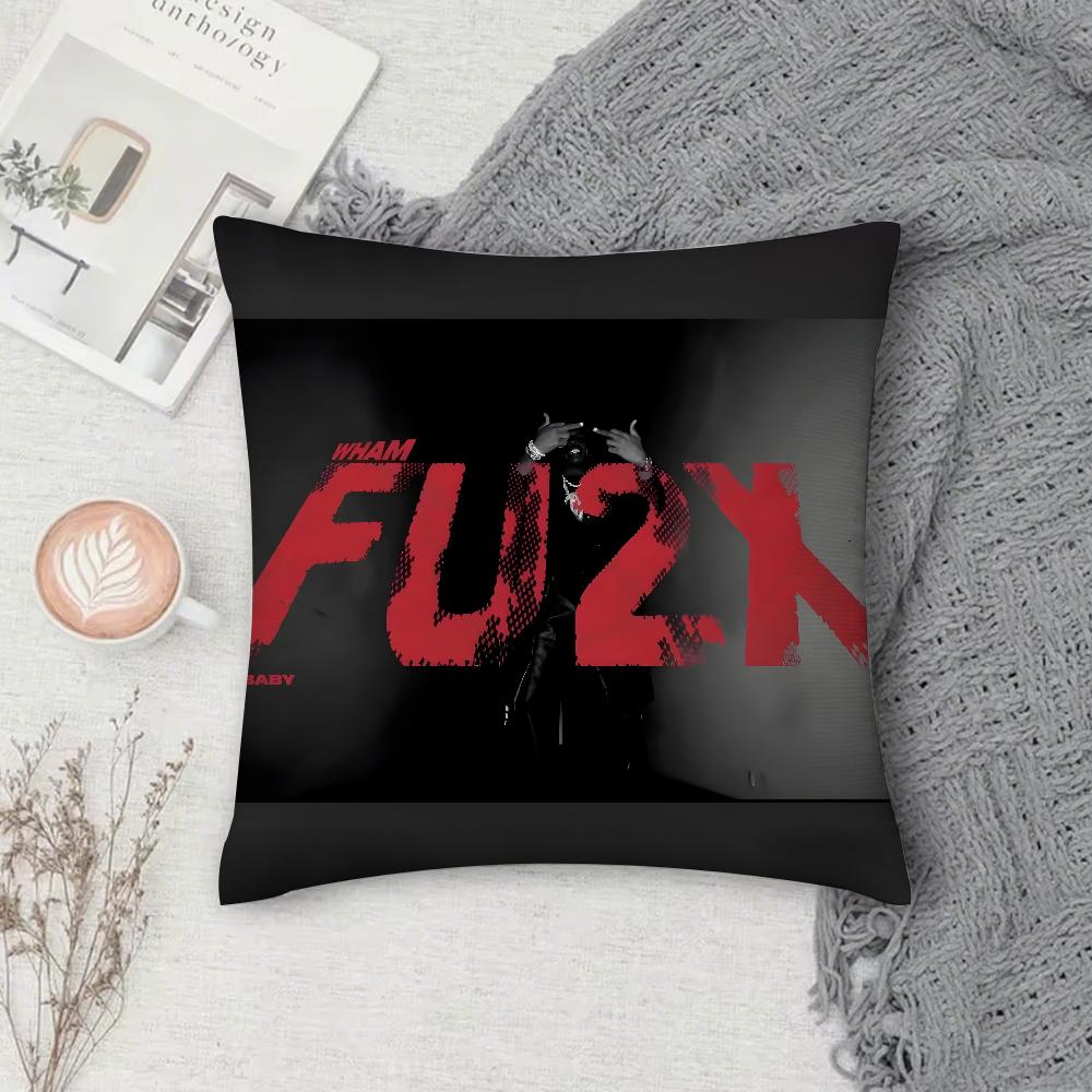 Rapper L-Lil Baby Pillow Case Cover Square Sofa with for pattern comfortable cushionsuitable of room 12x12Inch
