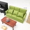 Casa delle Bambole Mini 1/12 Divano Simulazione Modello Soggiorno Decorazione Giocattolo Regalo per Bambini