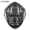 For Suzuki GSXR1000 GSX-R 1000 K3 K4 2003 2004 E-Mark Rear Tail Light Brake Turn Signals Integrated LED Light