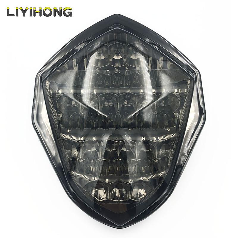 For Suzuki GSXR1000 GSX-R 1000 K3 K4 2003 2004 E-Mark Rear Tail Light Brake Turn Signals Integrated LED Light