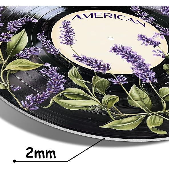 TracyArt Hippie Decor, Posters for Room Aesthetic - Botanical Wall Art, Record Decor, 4 Pcs 12"