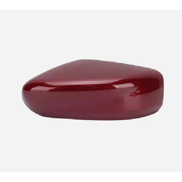 Red Left Driver Side Mirror Cover Cap For Nissan Altima 2013-18 W/O Turn Signal