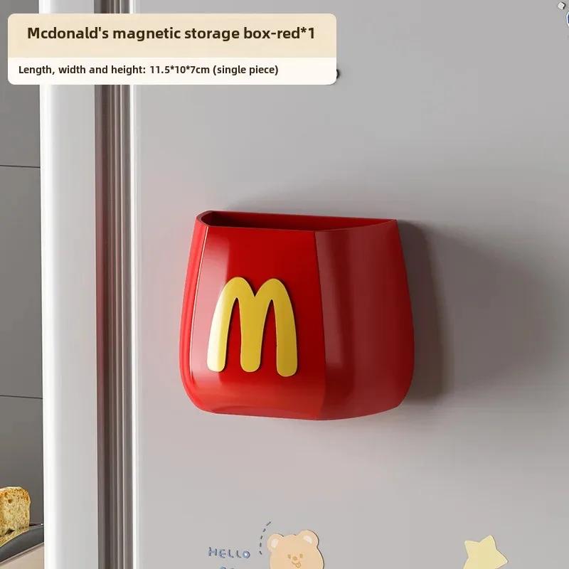 

Кухонный контейнер для хранения Магнитный холодильный контейнер Настенный холодильник без отверстий Домашний декор Кухонные принадлежности Магнит