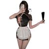 Xianyi Erotic Underwear Lace Perspective New Chinese Cheongsam Sexy Maid Outfit Free of Crotch Passion Temptation 546