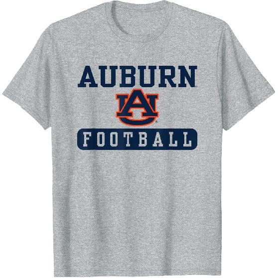 Elite Authentics Auburn Tigers Football Logo Officially Licensed White Unisex-Kids T-Shirt