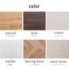 Hagiwara Cushion Floor Kitchen Mat, Natural Wood Grain, Approx. 60 x 120 cm, Wipeable with Water, Antibacterial, Antifungal, Antiviral, Flame Retardan
