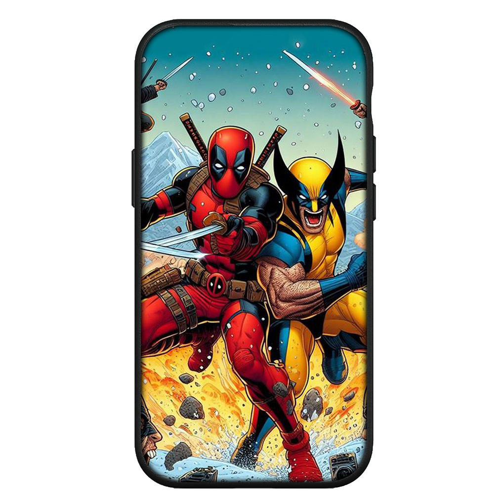 

Чохол для iPhone 15 14 Xiaomi Redmi Note 13 12 11 Pro Max X 8 7 9 XR Samsung Galaxy S24 S23 A05 OPPO A15 Huawei Marvel Wolverine Deadpool Phone Case for Redmi 12 болюс