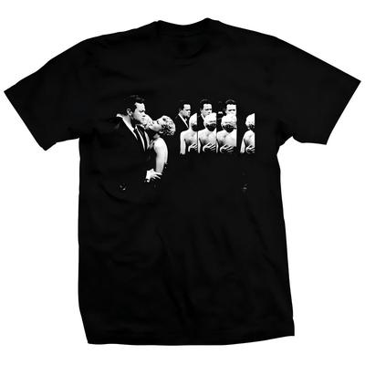 Kiss Montage Orson Welles Black T-Shirt