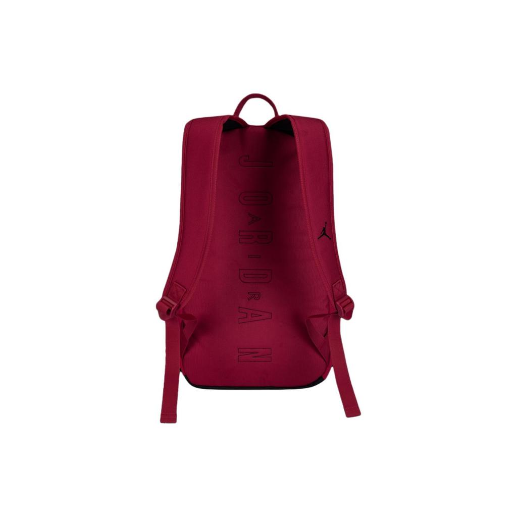 Jordan Logo Zipper Backpack Unisex Backpacks Red JD2333058AD-002