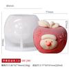 Christmas Silicone Mold For Handmade Scented Candle Plaster Mousse Cake Baking Craft