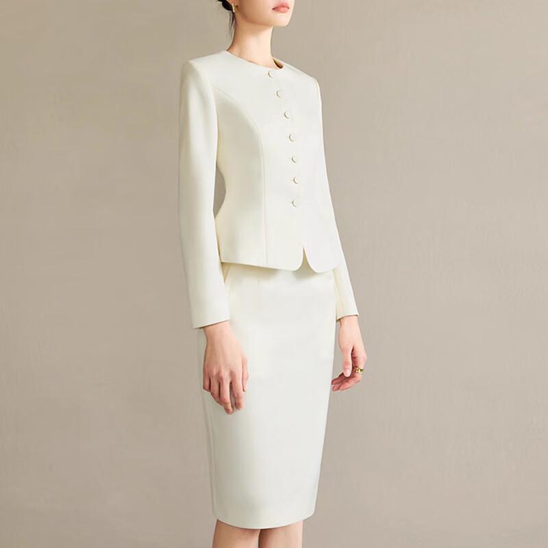Ensemble tailleur jupe professionnel pour femme