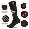 Electric Heating Long Stocking Socks With 3 Temperature Modes Winter Outdoor Warm Socks Heated Socks For Fishing Skiing Cycling