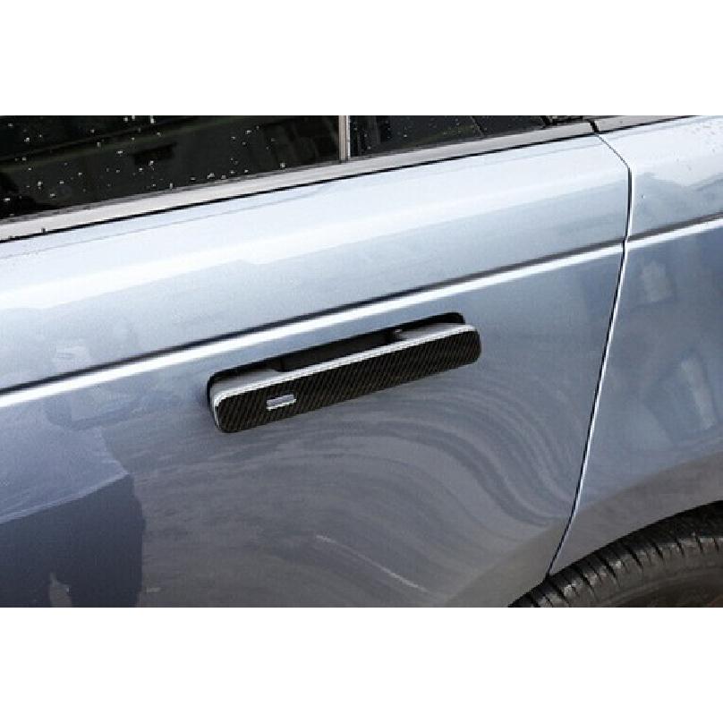 For Range Rover Velar 2018-2023 Carbon Fiber Exterior Side Door Handle Cover 4PC