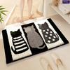 Super Soft Cartoon Plush Floor Mat Wear-resistant Water-absorbing Carpet Bathroom Water-absorbing Non-slip Floor Mat Home
