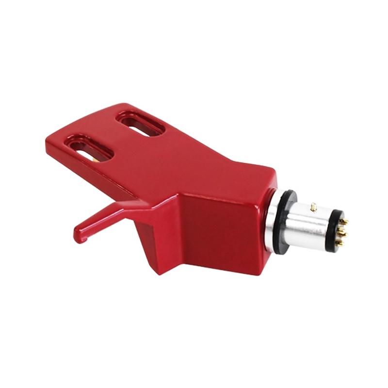 

Universal Turntable Phono Mount Cartridge Stylus Head Holder Replacement Headshell for LP Vinyl Pickup Record Player Phonograph червоний
