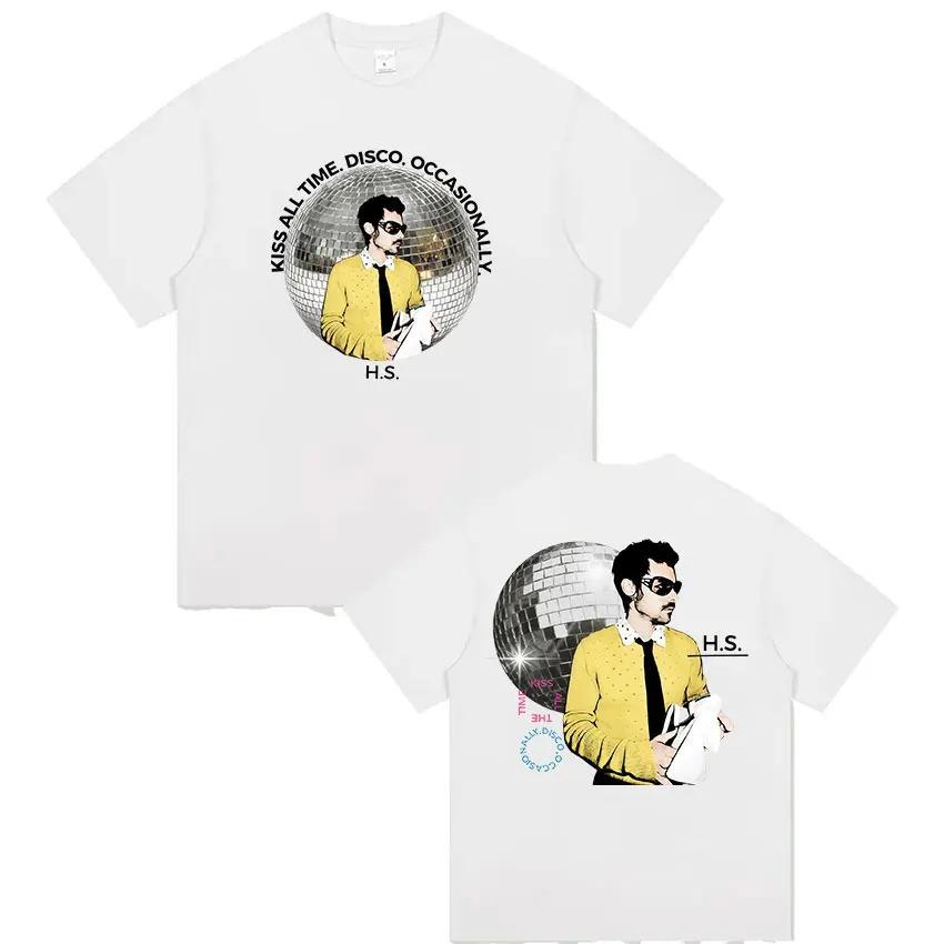 Hip Hop Streetwear Kiss All The Time Disco Occasional Tour 2026 Graphic T Shirts Unisex O-Neck Vintage Oversized Cotton T-shirts