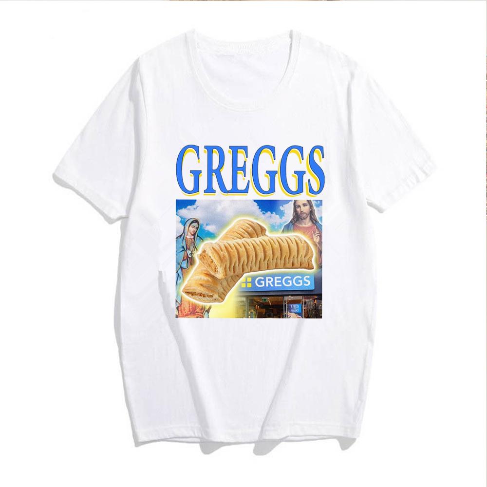 Greggs Sausage Roll Tshirt Tee Funny Meme T-shirt Vintage Fathers Day T-shirt Iconic Greggs Prom T-shirt