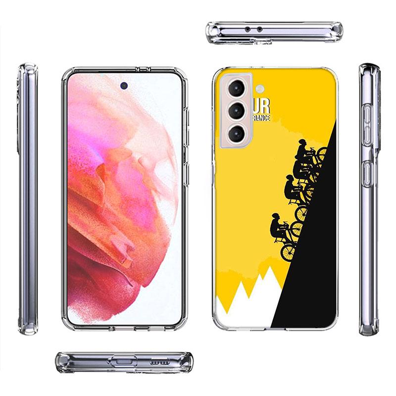 T-Tour De France Bicycle Phone Case For Samsung A16 A26 A36 A56 A17 A15 A25 A35 A55 A14 A24 A34 A54 A04S A05S Galaxy Note 20 10