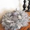 Christmas Mesh Tulle Roll Fabric Tree Pendant Merry Christmas Decor For Home 2025 Xmas Gifts DIY Craft Cristmas Navidad New Year