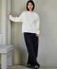 Marop 5115 Crop Oversized T-Shirt (Ivory)