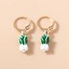 Cute Simulation Fruits Earrings for Women Grape Strawberry Apple Drop Earrings Girls Jewelry Gift