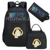 One Piece Backpack Monkey D Luffy Travel Nylon Mochila Feminina Bagpack Bolsas School Bags for teenager Laptop School Bags 3pcs