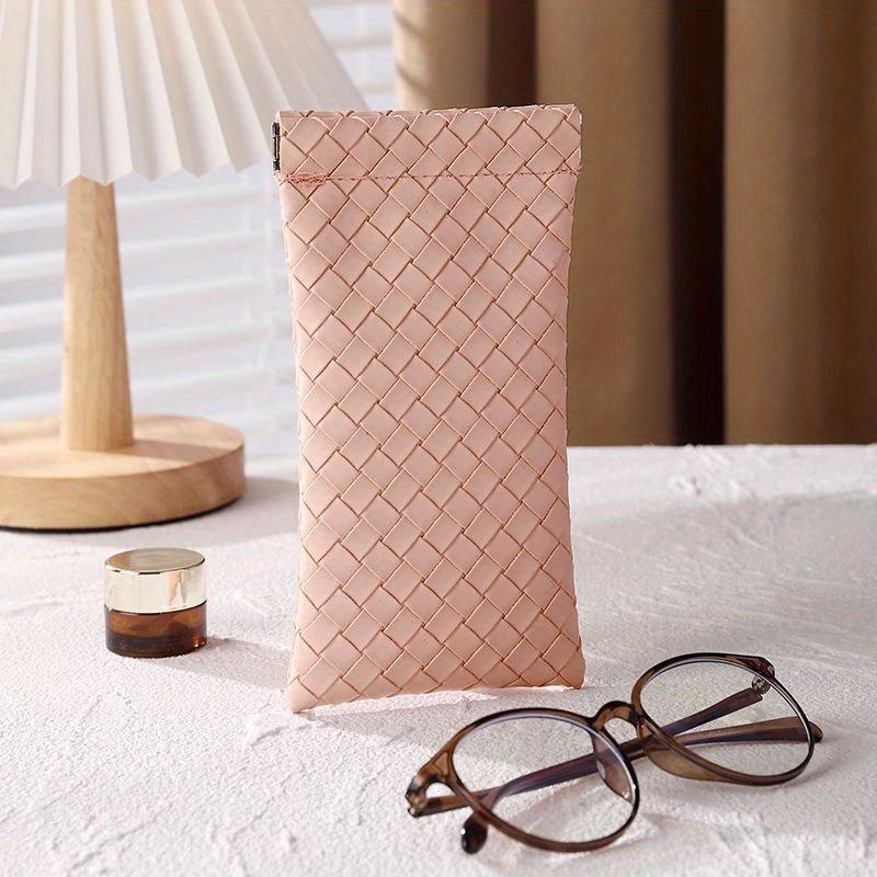 

1 шт. сумка для очков портативная водонепроницаемая сумка для очков PU кожа защитный чехол для очков анти-давление сумка для хранения розовый