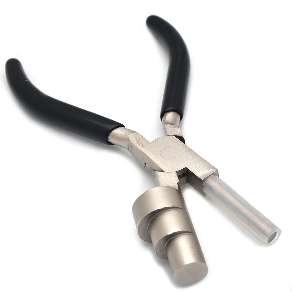 Professional Wire Bending Pliers with MultiSize Stainless Steel Jaws Cushioned Grips Craft & Jewelry Accessory