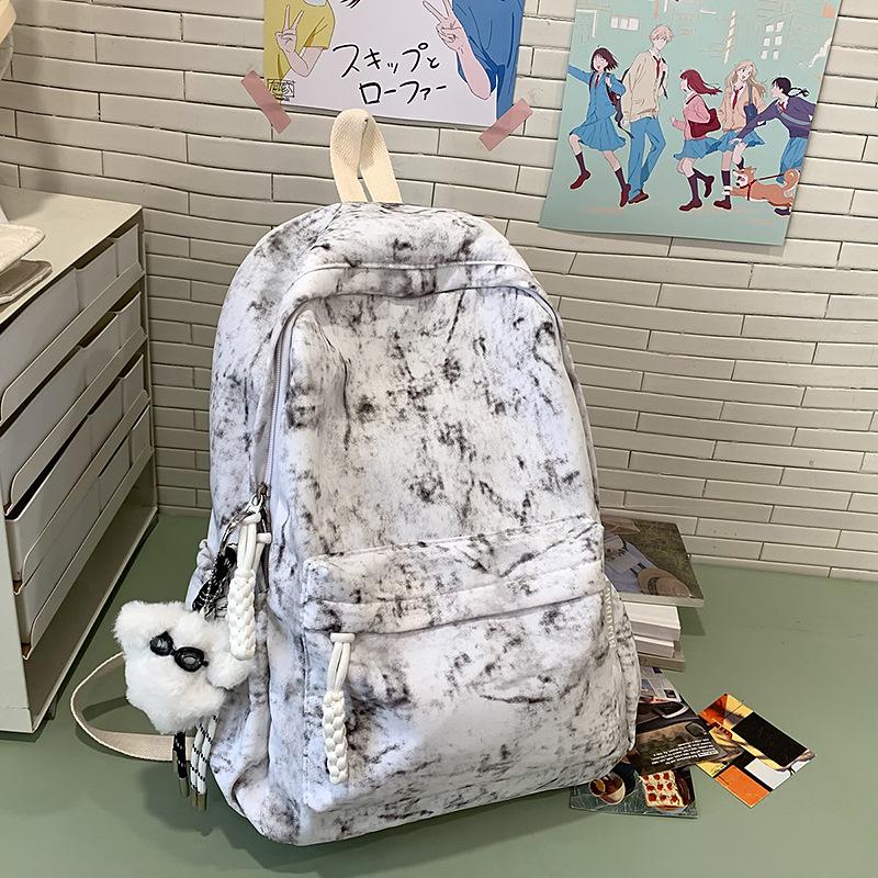 School bag for female junior high and high school students Korean version large versatile backpack female college student computer travel backpack